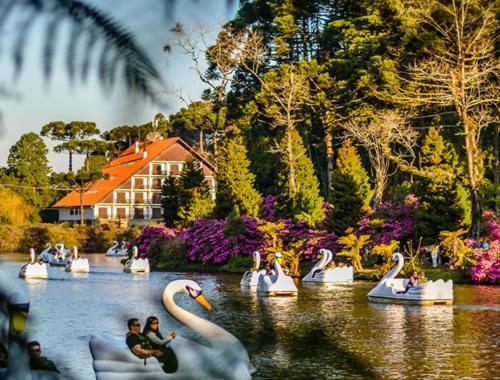 Charmosa Casa 3 Quartos Lago Negro Gramado Exteriér fotografie